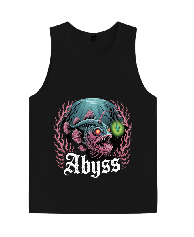 Abyss Deep Sea Fish Creepy Graphic Tank-Top - Image 3