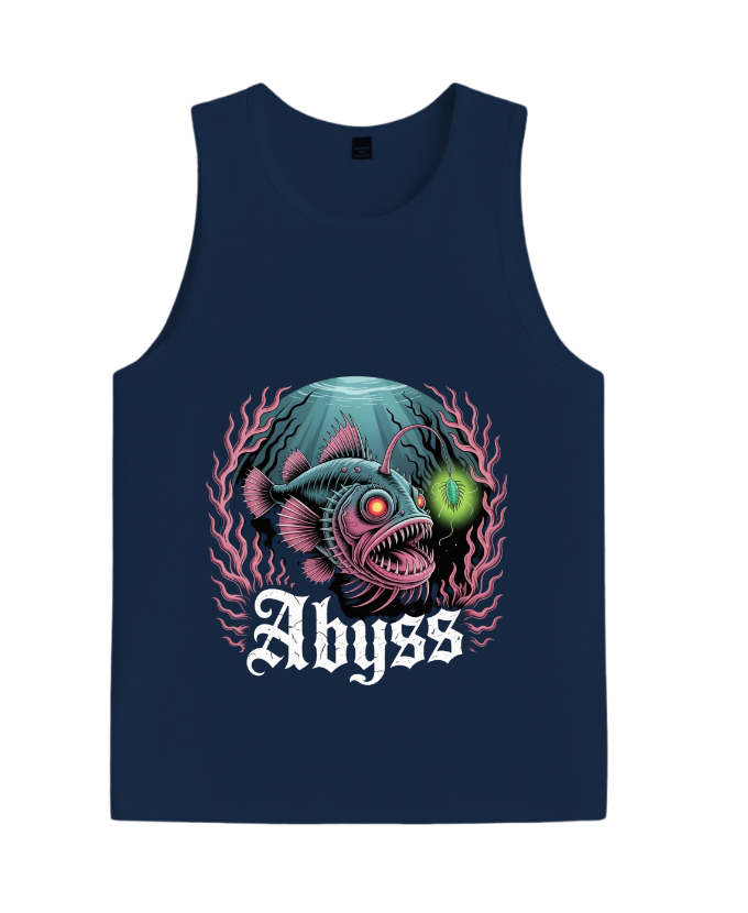 Abyss Deep Sea Fish Creepy Graphic Tank-Top - Image 4
