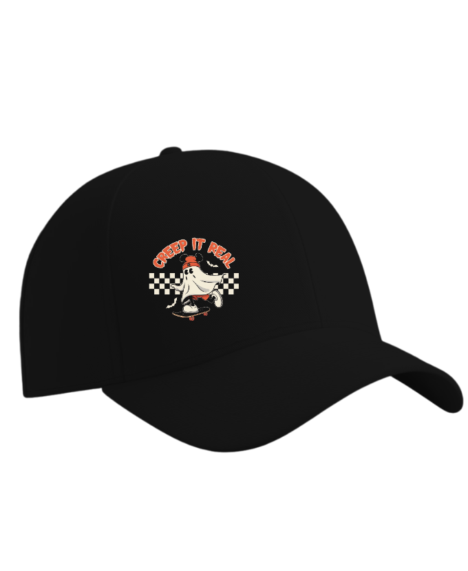 Creep It Real Funny Ghost Halloween Design Hat