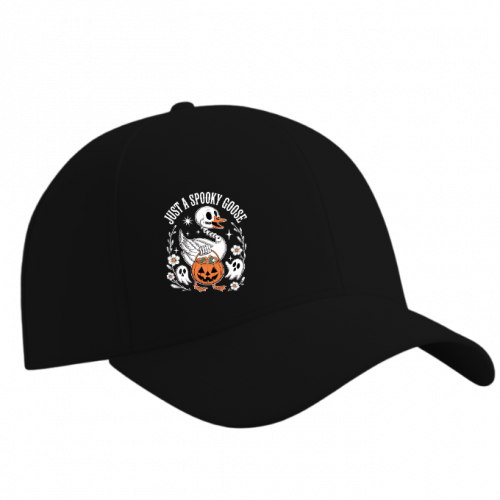 Just A Spooky Goose Halloween Pumpkin Design Hat