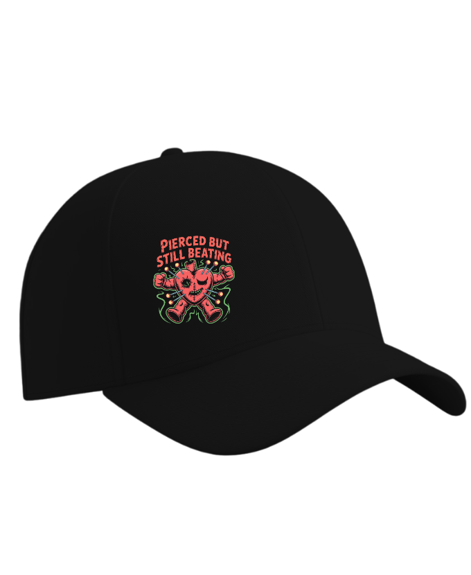 Pierced But Still Beating Heart Graphic Hat