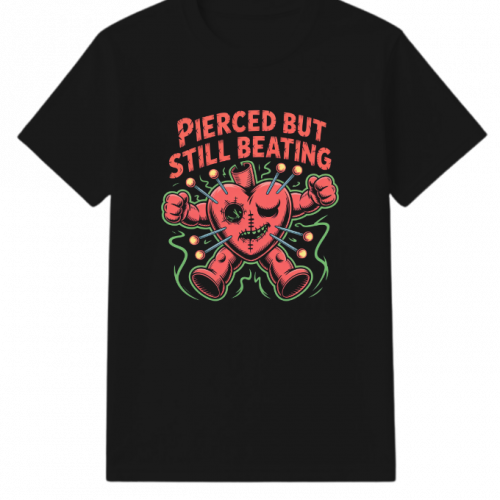 Pierced But Still Beating Heart Graphic T-Shirt