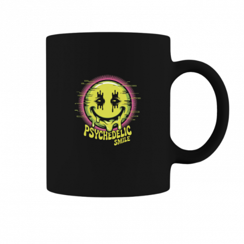 Psychedelic Smile Alien Trip Artwork Mug