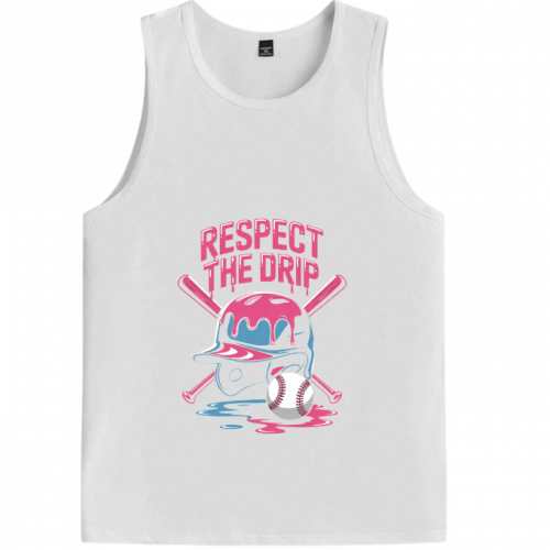Respect The Drip Cool Cartoon Character Tank-Top