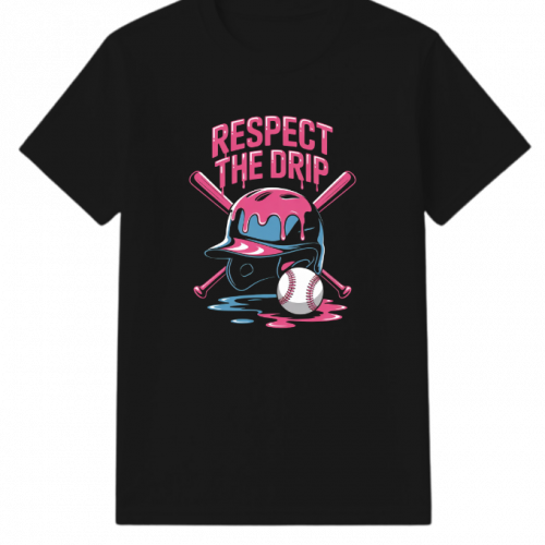 Respect The Drip Cool Cartoon Character T-Shirt